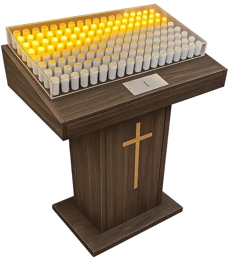 lampadarios electronicos iglesia